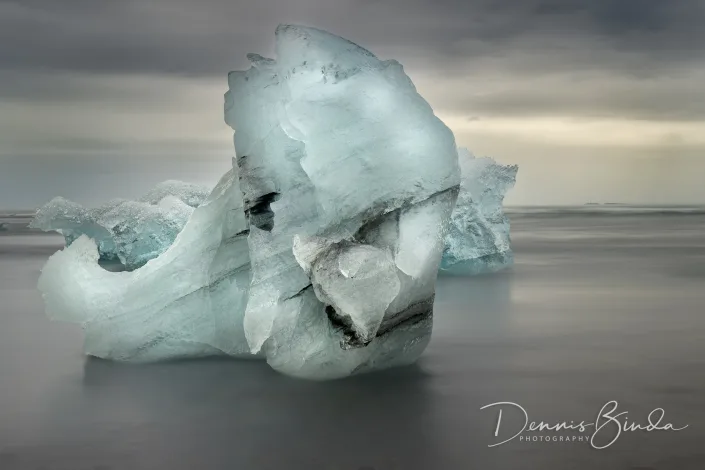 Jokulsarlon Beach Glacier Ice