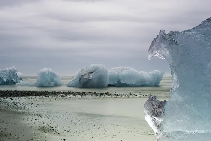Jokulsarlon Beach Glacier Ice